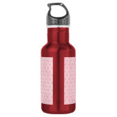Mutter-Tag - rosa Tulpen - maltesisch Edelstahlflasche (Rückseite)