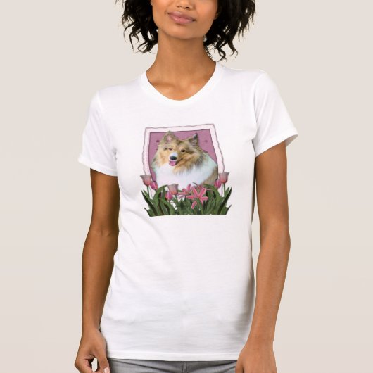 Mutter-Tag - Sheltie - Mandy T-Shirt (Vorderseite)