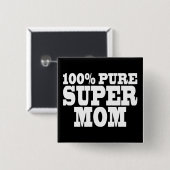 Mutter-Tag u. Mama-Geburtstage: 100% reine Button (Vorne & Hinten)
