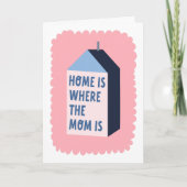 Mütter-Tagesangebot Moderne Minimalistische Pastel Karte (Vorderseite)