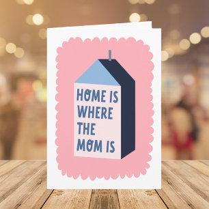 Mütter-Tagesangebot Moderne Minimalistische Pastel Karte