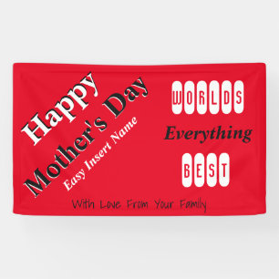 Mutter-Tageseinfacher Schneider Banner