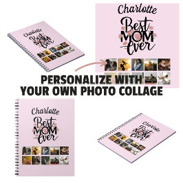 Mütter Tagesfoto Collage Beste Mama je Keepake Notizblock