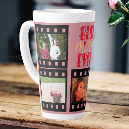 Mütter Tagesgeschenk Idee Beste Mama je Dusty Pink Milchtasse