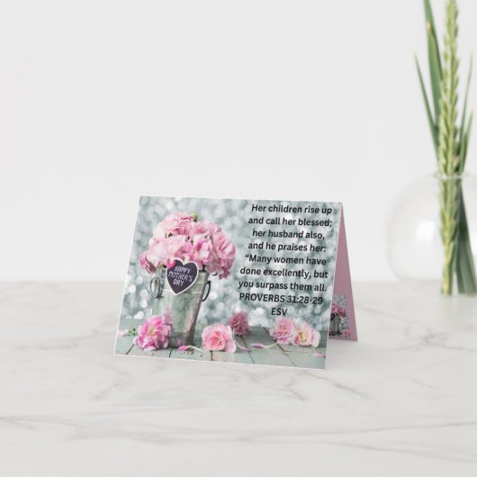 MUTTER-TAGESKARTE 1 FEIERTAGSKARTE (Vorderseite)