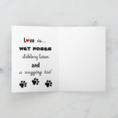 Mutter-Tageskarte für HundeMamas Karte (Innenseite)