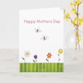 Mutter-Tageskarte Karte (Gelbe Blume)