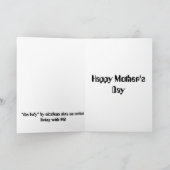 Mutter-Tageskarte Karte (Innenseite)