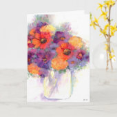 Mutter-Tageskarte Karte (Gelbe Blume)