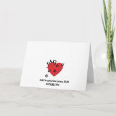 Mutter-Tageskarte Karte (Rückseite)