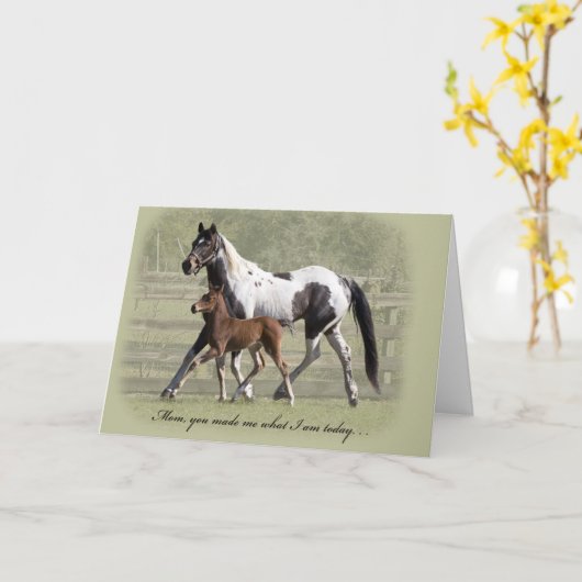 Mutter-Tageskarte Karte (Gelbe Blume)