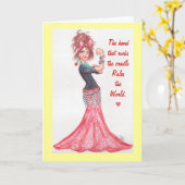 Mutter-Tageskarte Karte (Gelbe Blume)