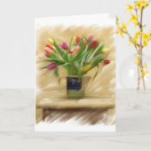 Mutter-Tageskarte Karte (Gelbe Blume)