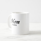 Mutter-TagesMama Est 2019 Kaffeetasse (Vorderseite Links)