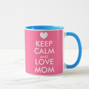 Mutter-TagesTasse behalten Ruhe- und Liebemamma Tasse