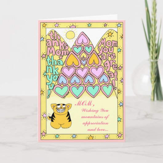 MUTTER-TAGSKARTE KARTE (Vorderseite)