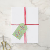 Mütter tagsüber Blume und Schmetterlinge Geschenkanhänger (Mit Garn)