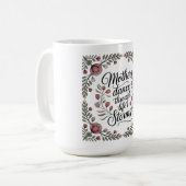Mütter tanzen durch die Stürme des Lebens Kaffeetasse (Vorderseite Links)