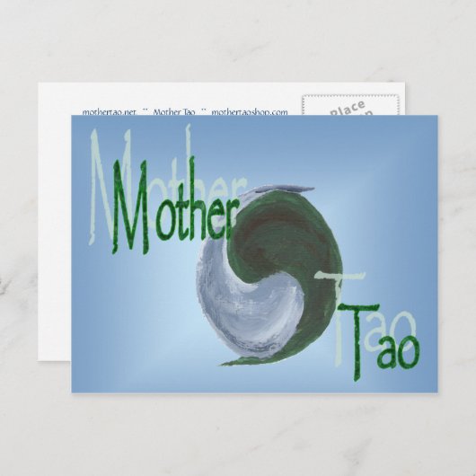 Mutter Tao Postcard Postkarte (Vorne/Hinten)