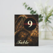 Mutter Tischnummer Postkarte (Stehend Vorderseite)