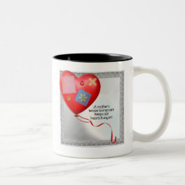 Mutter TLC Herzballon Zweifarbige Tasse