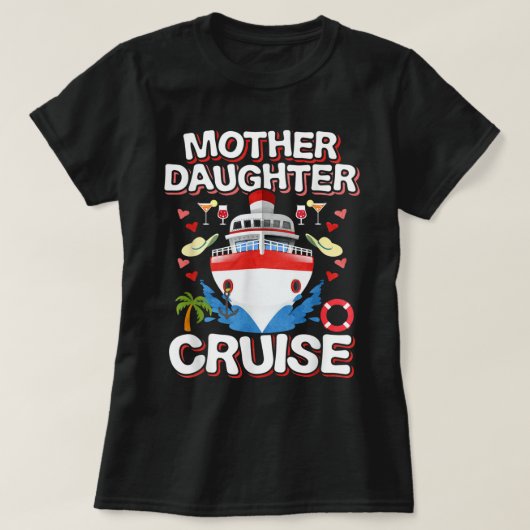 Mutter Tochter Cruise T-Shirt (Design vorne)
