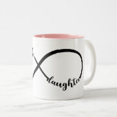 Mutter Tochter Infinity Zweifarbige Tasse (VorderseiteRechts)