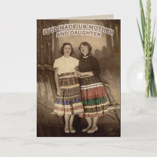 Mutter-Tochter-Karte Karte (Vorderseite)