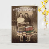 Mutter-Tochter-Karte Karte (Gelbe Blume)