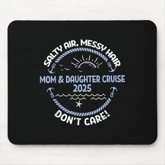 Mutter-Tochter-Kreuzfahrt 2025 Bootsfahrt Mama-Toc Mousepad (Vorne)