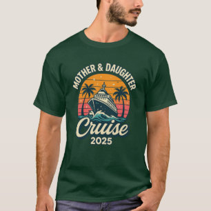 Mutter-Tochter-Kreuzfahrt 2025Tropischer Sonnenunt T-Shirt