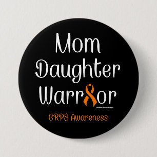 Mutter Tochter Kriegerin...CRPS Button