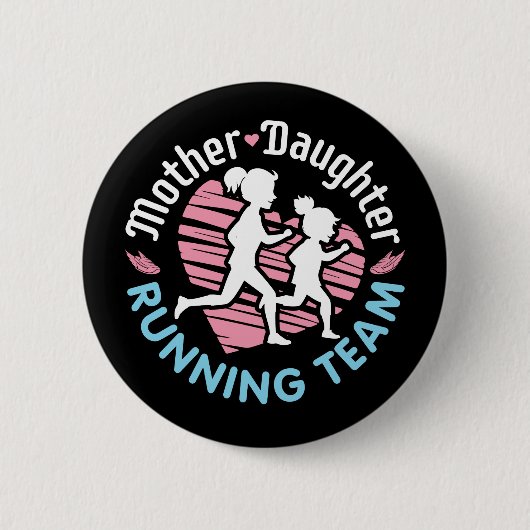 Mutter-Tochter-Laufteam Button (Vorderseite)