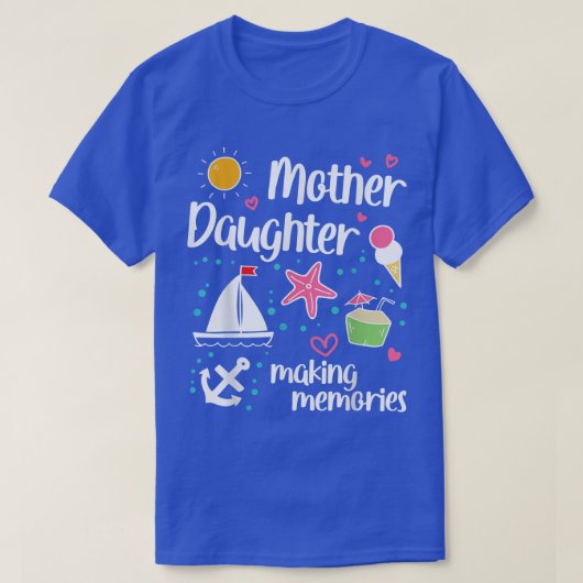 Mutter Tochter Making Erinnerungen Beach Trip 2023 T-Shirt (Design vorne)