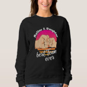 Mutter Tochter Mutter Mutter Liebe Mommy Sweatshirt (Vorderseite)