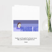 Mutter-Tochter-Muttertagskarte Karte (Rückseite)