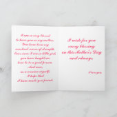 Mutter-Tochter-Muttertagskarte Karte (Innenseite)