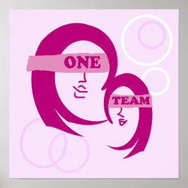 Mutter-Tochter-Poster Poster