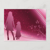 Mutter - Tochter Postkarte (Vorderseite)