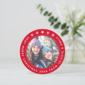 Mutter Tochter Red Anpassbar Frohe Weihnachten (Stehend Vorderseite)