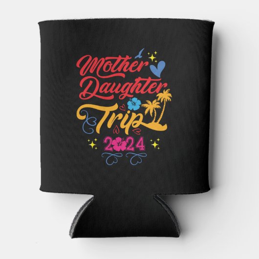 Mutter Tochter Reise 2024 Sommerfamilienanpassung Dosenkühler (Vorderseite)