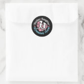 Mutter Tochter Running Team Runder Aufkleber (Tasche)