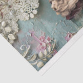 Mutter & Tochter Shabby Chic und BlumenCollage Seidenpapier (Ausschnitt)