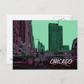 Mutter Tochter Shopping Michigan Ave Chicago 1961 Postkarte (Vorne/Hinten)