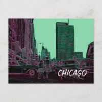 Mutter Tochter Shopping Michigan Ave Chicago 1961
