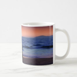 Mutter & Tochter Spaziergang am Strand (Muttertag) Kaffeetasse