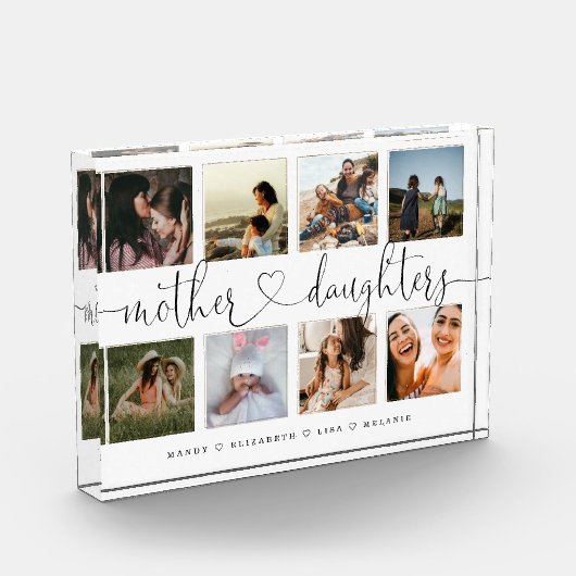 Mutter Töghters Heftschrift | Foto Grid Collage (Links)