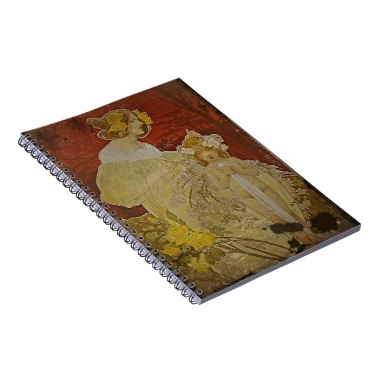 Mutter trägt Blume im Haar Notizblock (Rechte Seite)