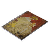 Mutter trägt Blume im Haar Notizblock (Linke Seite)