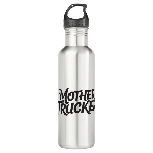 Mutter Trucker Edelstahlflasche (Vorderseite)